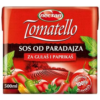 PARADAJZ PASIRANI GULAS I PAPRIKAS 500ML TOMATELLO 