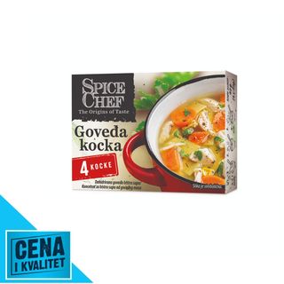 K plus goveđa kocka, 4 kocke  ( 4x10g) 40g spice chef