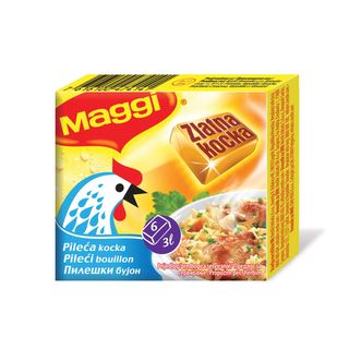 Maggi  zlatna kocka  pileći  bujon , 6 kocki  ( 6x10g) 60g