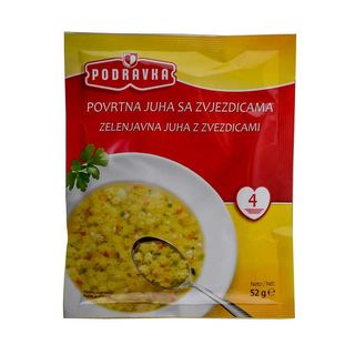 Podravka povrtna juha sa zvjezdicama-  podravka supa od povrca sa zvezdicama 52 g