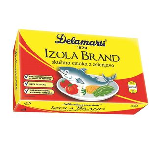 Skuša sa povrćem 125 delamaris izola brand