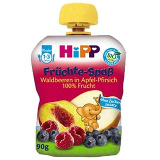 Hipp bio voćna zabava hrana za decu jabuka breskva šumsko voće 100g