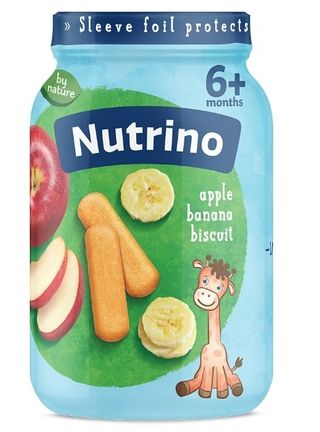 Nutrino kašica jabuka banana keks 190g nutrino