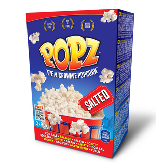 Popz Salted Palomitas Saladas Pack 3
