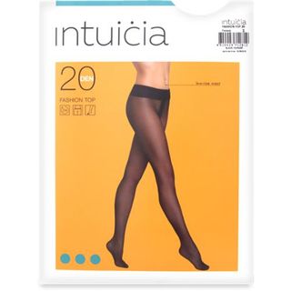 Колготки жіночі Intuicia Fashion Top Black 20 DEN р.2