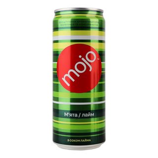 Напій газований Mojo м'ята-лайм 0,33л