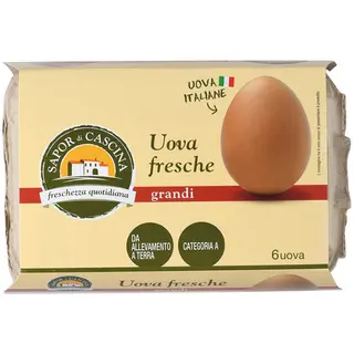 Uova Fresche Grandi Sapor Di Cascina 6PZ
