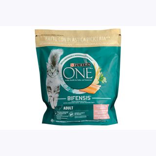 PurinaOne Crocc.Gatto Ass.600G - Adult - Salmone