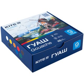 საღებავი გუაშის KITE CLASSIC K-072 9ფ