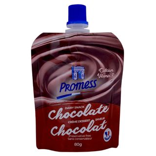 Boisson crème dessert chocolat en gourde 80g - PROMESS
