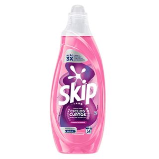 Skip Ciclo Curto Cuidado Express Detergente Máquina Roupa Líquido 54D