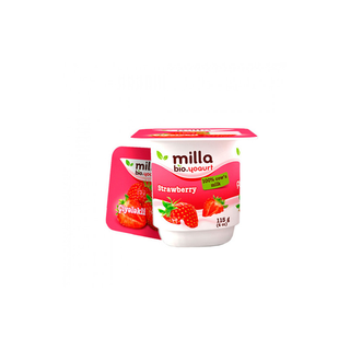 Milla იოგურტი მარწყვი 3%-115გ/4760081602222