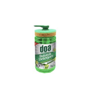 DOA ჭურჭლის სარეცხი სითხე 1ლ+ ღრუბელი/8680731416992