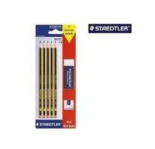 5 Noris Nº 2 + Goma Mars Plastik Gratis