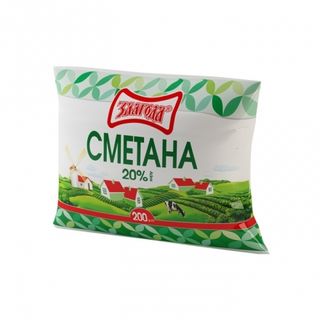Сметана Злагода 20% 200 г