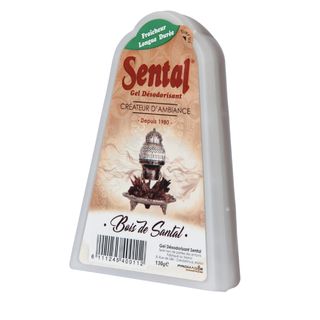 Gel désodorisant parfum bois de santal 130g - SENTAL