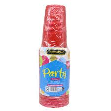Techpak Cups Luminous Red/White 200ml