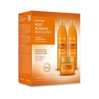 Kativa Kit Post Alisado Brasileño 7004835 3Ml