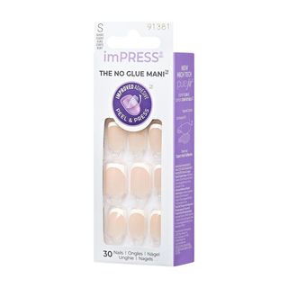 Kiss Impress Color French Classic French Short Squoval