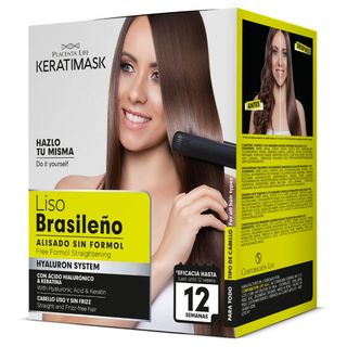 Pacote de Alisamento Brasileiro sem Formol - Be Natural - 7 unidades