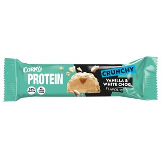 Barrita De Proteínas Crunchy Chocolate Blanco Y Vainilla - Corny - 45 Gr