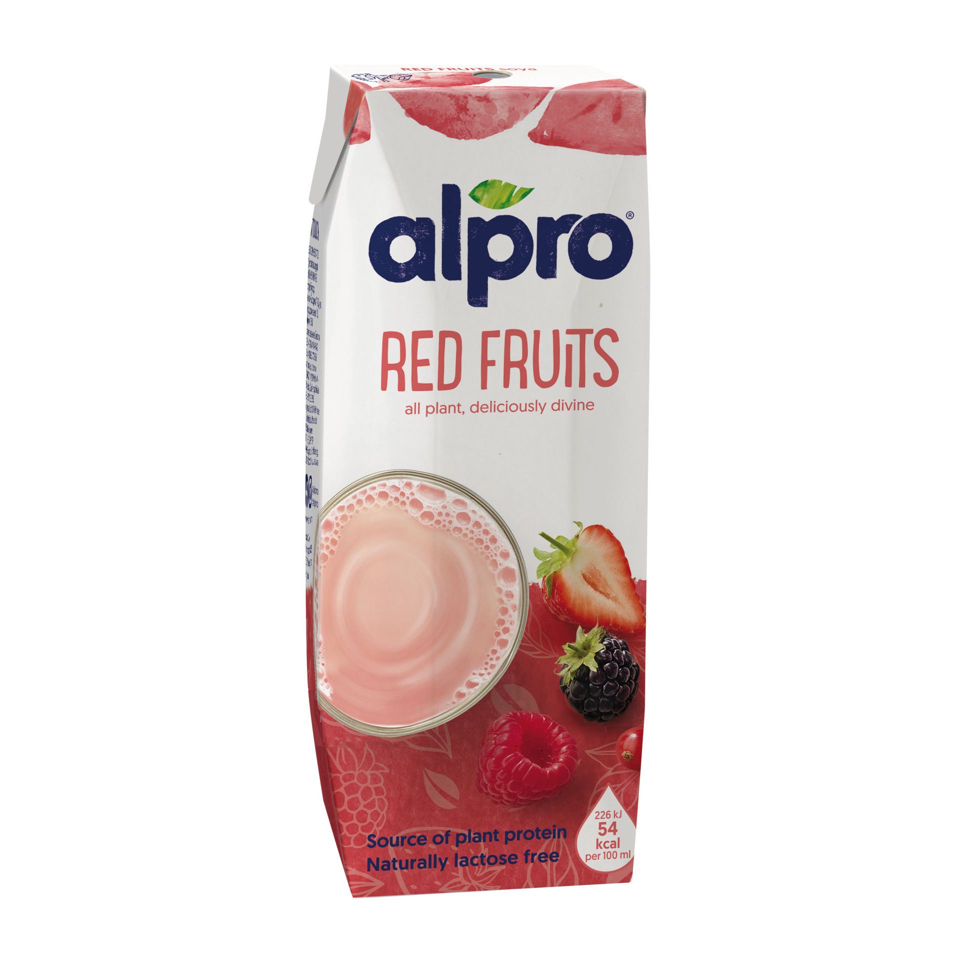 Bebida Vegetal de Soja Frutos Vermelhos Alpro (emb. 250 ml)