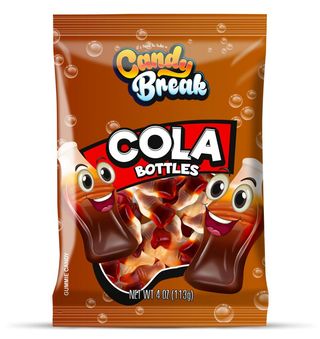 CANDY BREAK SOUR COLA BOTTLES 100G 11261859