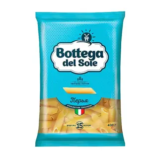 BOTTEGA მაკარონი პერლია დელ სოლე 400 გ პაკ./20-4690329010741