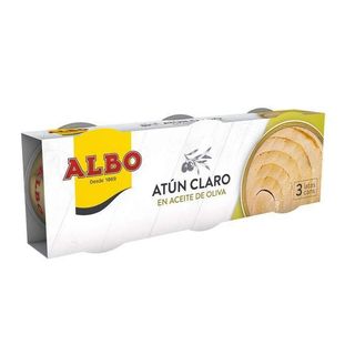 Ton Premium in ulei de olive ALBO 3*80g