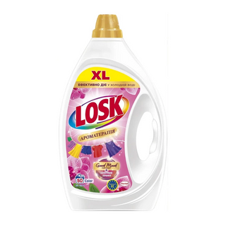 ЛОСК гель Колір АТ Ефірні масла та аромат Малазійської квітки. 2.25л. 50 циклів прання Duo