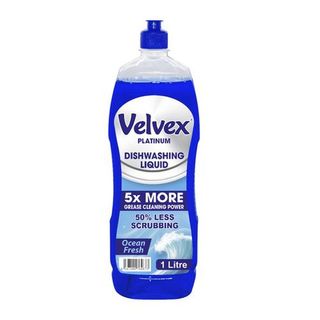 Velvex Platinum Ocean Fresh Dishwashing Liquid, 1L