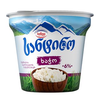 სანტინო ხაჭო 6% 320 გ./4860051004947