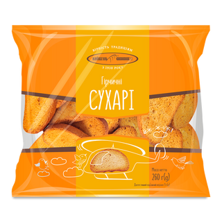 Сухарі «Київхліб» «Гірчичні» 260г