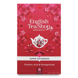 ENGLISH TEA SHOP organic èaj rooibos, acai and pomegranate 20 KOM