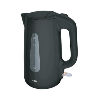 MIKA Black Cordless Kettle, 1.7L