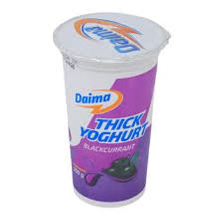 DAIMA YOGHURT CUP 250ML-BLACK CURRANT