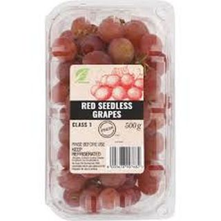 JAR PACKED RED SEEDLESS GRAPES(500GM)