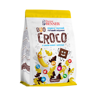 Готові сніданки Doctor Benner крокодили дуо, 150г
