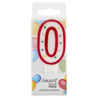 Smart Perla Festa Candelina Numerale 0 1 Pz