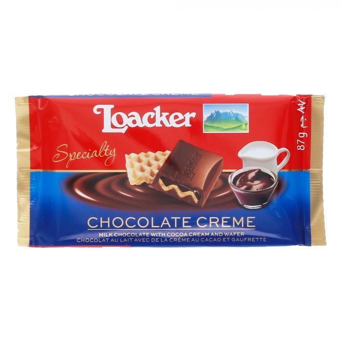 LOACKER Млечен Шоколад С Какаов Крем 87 ГР