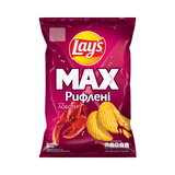 Чипси Lay's Max Рифлені Лобстер картопляні 120г