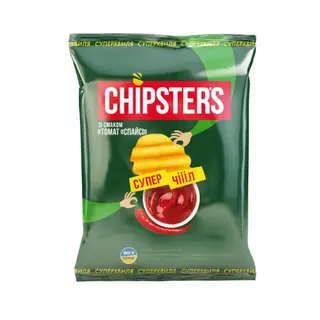 CHIPSTERS ჩიფსი კარტოფილის ცხარე-100გრ/4820182746420