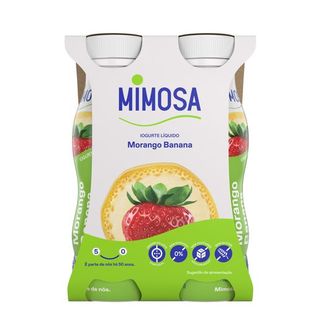 Mimosa Iogurte Morango e Banana 4x150ml