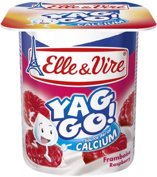 Elle & Vire Dessert Yaggo Frambroise 125G