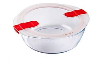 Récipient rond Cook&Heat 26x23x8cm avec couvercle PVC. Pyrex 208PH00/7146