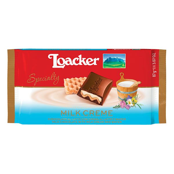 LOACKER Млечен Шоколад 87 ГР