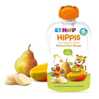 Voće U Tubi Banana, Kruška, Mango 100 G 4 Mjeseca Hipp (93123)