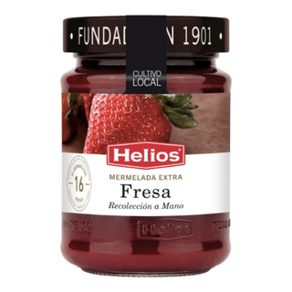 HELIOS Mermelada De Fresa Frasco De Cristal 340 G