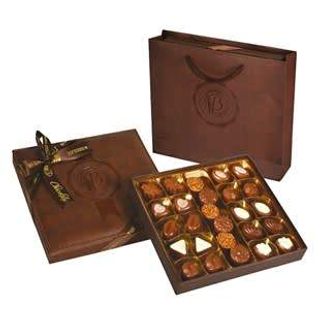 Čokoladne praline Bolçi Kožna kutija  tamna braon 330 gr