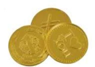 Čokolada u obliku novčića mliječna 100 gr